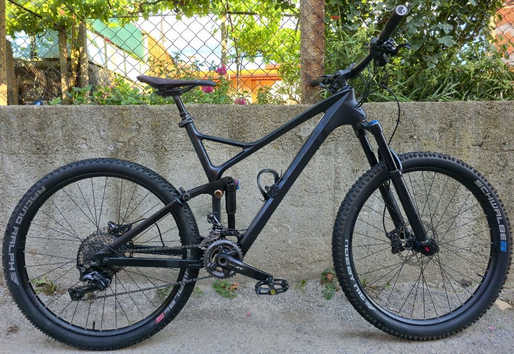 Карбонов 27.5 Ghost AMR SL Full Fox,  Full XT 2x11, Като нов Немски