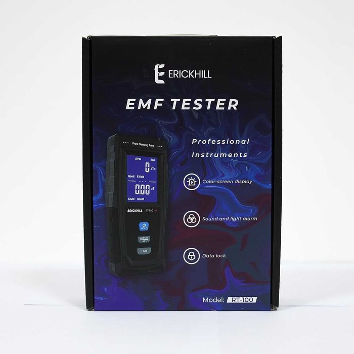 Detector Camp electric EMF Digital cu Afisaj LCD si Alarma