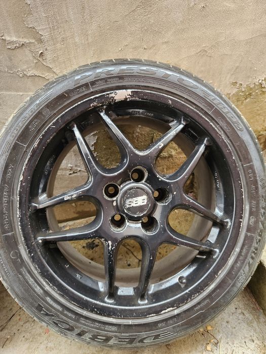Vand URGENT Jante aliaj 17" BBS + anvelope Debica Presto UHP 235/45 R17