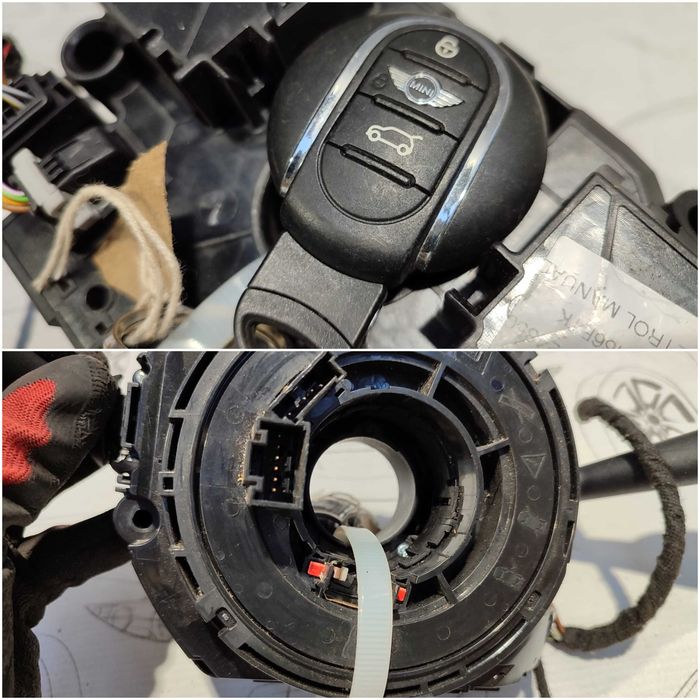 Ansamblu manete comenzi volan + spiră Mini One / Cooper F55 F56 61316827362 2016 / [2013-2026] / (5A3)
