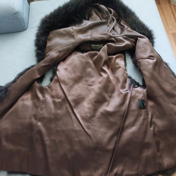 Елек от естествен косъм лисица