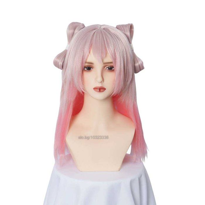 Аниме косплей розова перука Honkai Star Rail March high quality