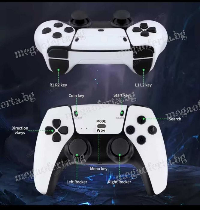 Игрова конзола с вградени игри, TV Game Stick Pro, Super Mario