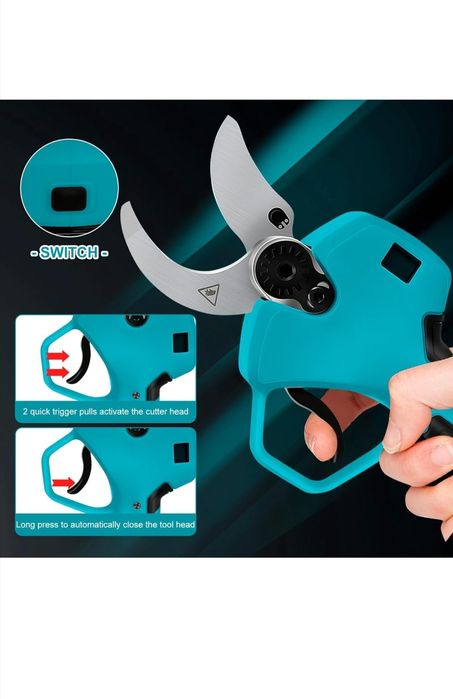 Foarfeca electrica grădinărit compatibil acumulatori Makita
