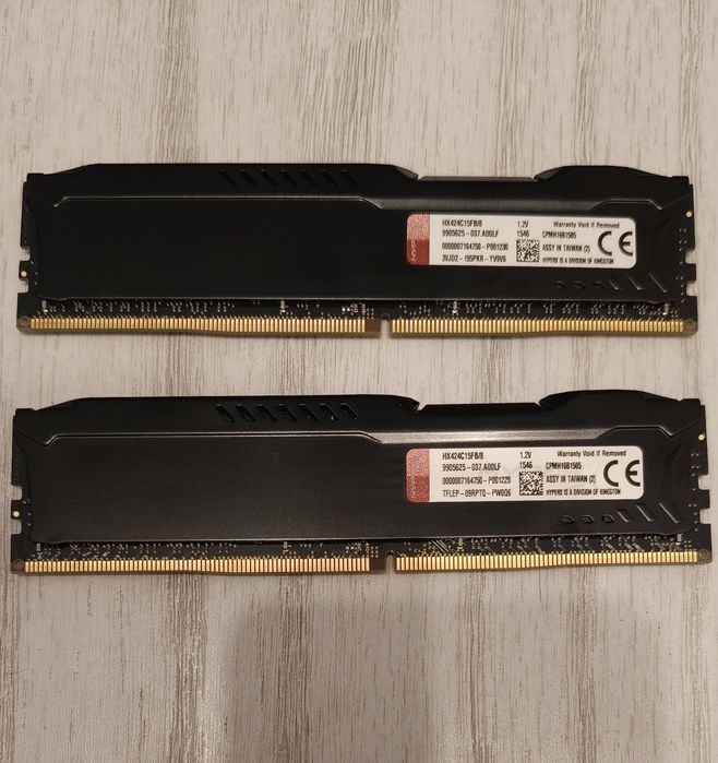 Kit 16gb DDR4 2400mhz Kingston HyperX Fury (2x8gb)