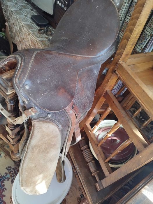 Șa de piele originala germana călărie echitatie