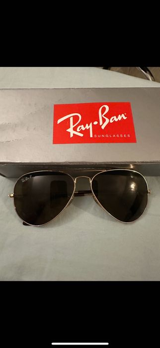 Очила рейбан голд поляризация