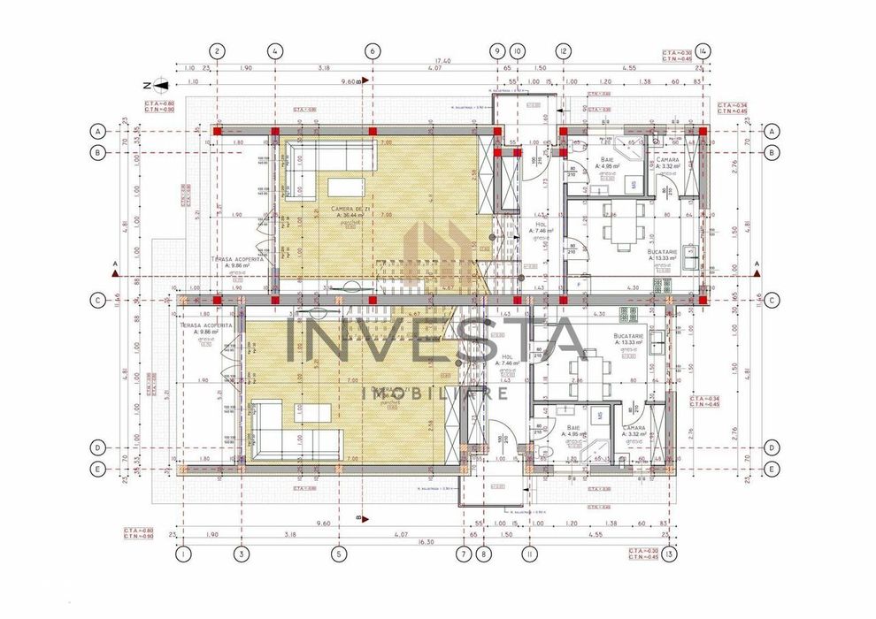Duplex premium 136 mp utili cu gradina proprie si 2 parcari in Europa