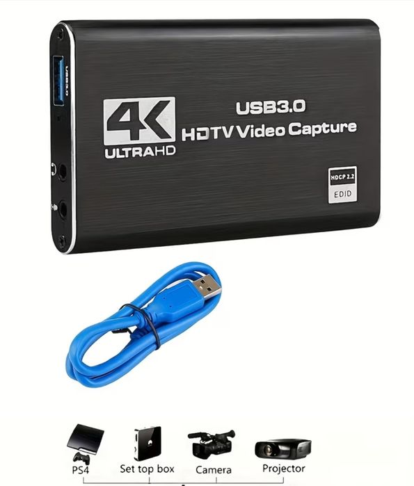 Placa de captura Video 4k 60fps PS4 Xbox PC