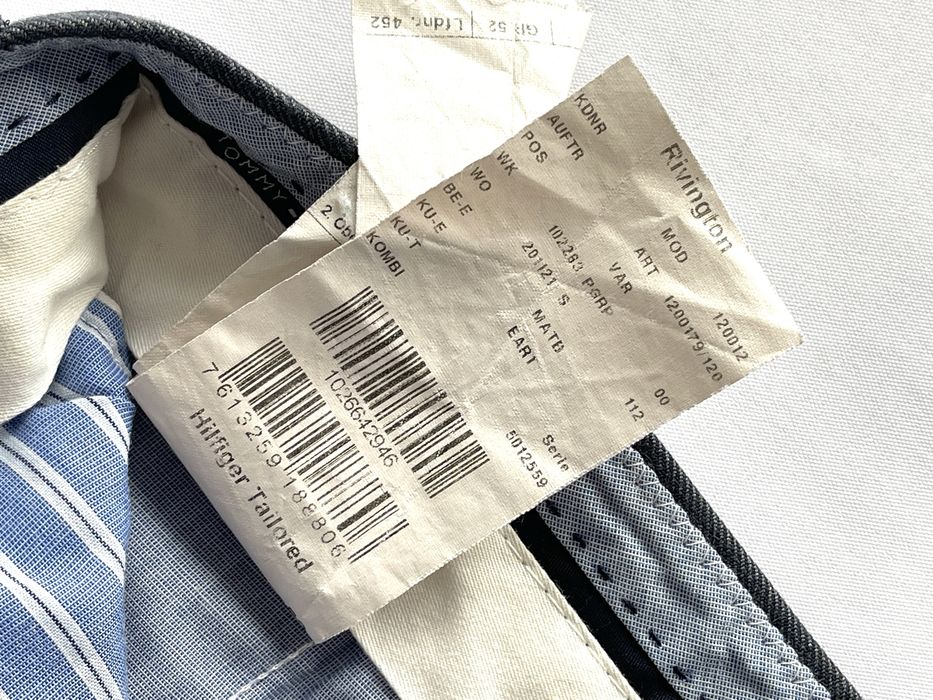 Pantaloni TOMMY HILFIGER Tailored Gri Barbati | 32 (Talie 88 cm)