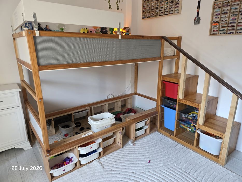 Pat copii ikea kura trofast