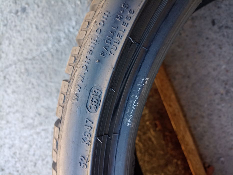 4 anvelope de iarna Pirelli 2x295/30 R20 dot3519 2x245/35 R20 dot 3619