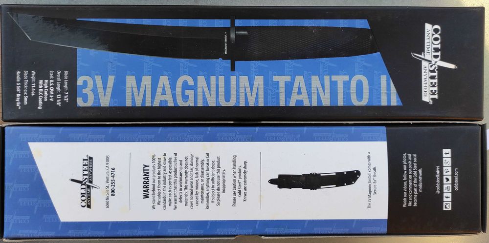 Тактически нож Cold Steel MAGNUM TANTO II