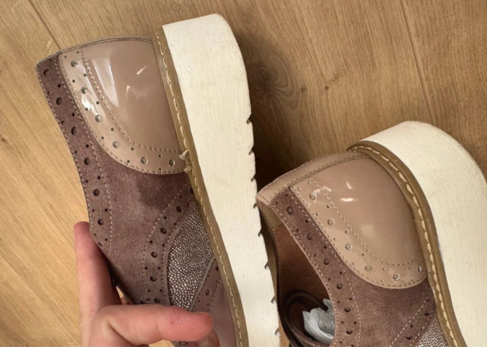 Pantofi casual piele naturala ANNA CORI / marime 36