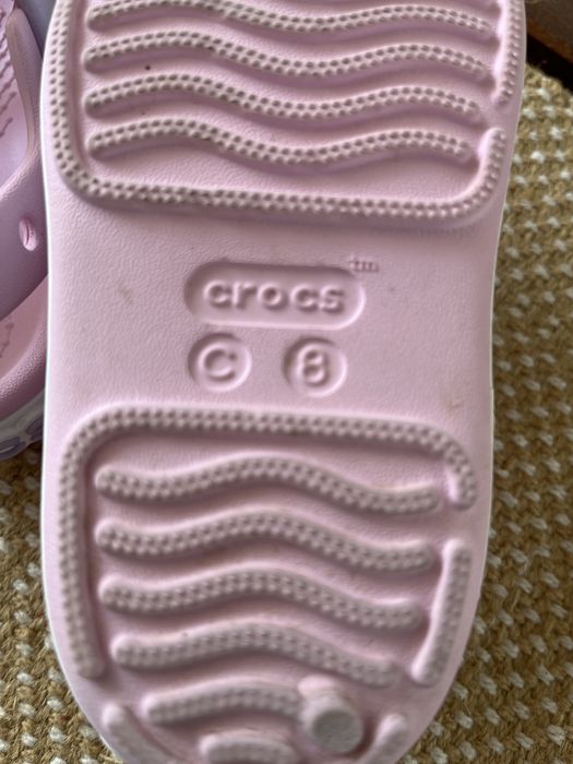 Sandale CROCS marime 24-25 lila-roz