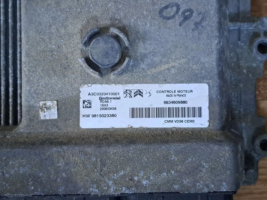 Calculator unitate ECU motor 1.2 benzina VD56.1 Peugeot 208 308 2008 3008 5008 Opel Corsa F E Crossland X Grandland X Citroen C3 C4 C5 Berlingo
