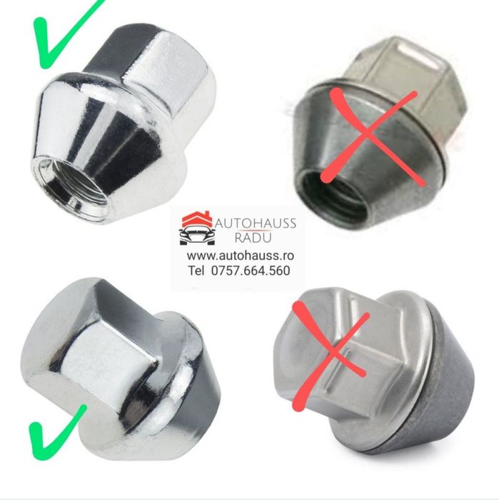 Piulite Negre  prezoane pline Ford Focus Fiesta Mondeo C-Max sau Volvo jante ALIAJ
Magazin Piese Auto