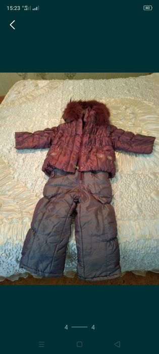 Зимний комбинезон для девочек