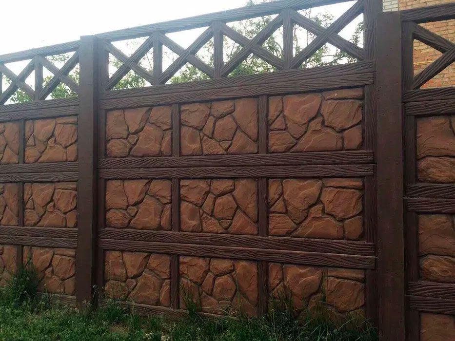 Бетонные Евро заборы