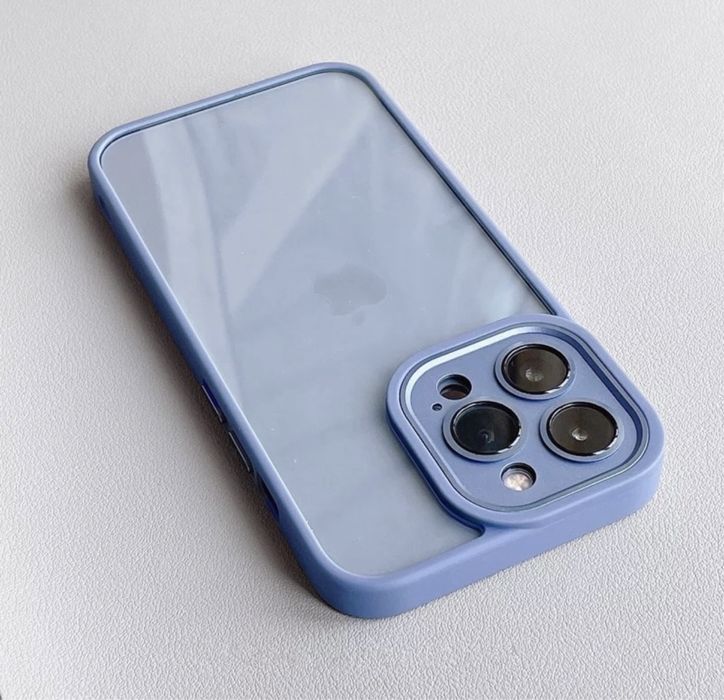 Iphone 12/13/PRO/MAX Husa Full Camera Spate Plexi Type Margine Silicon