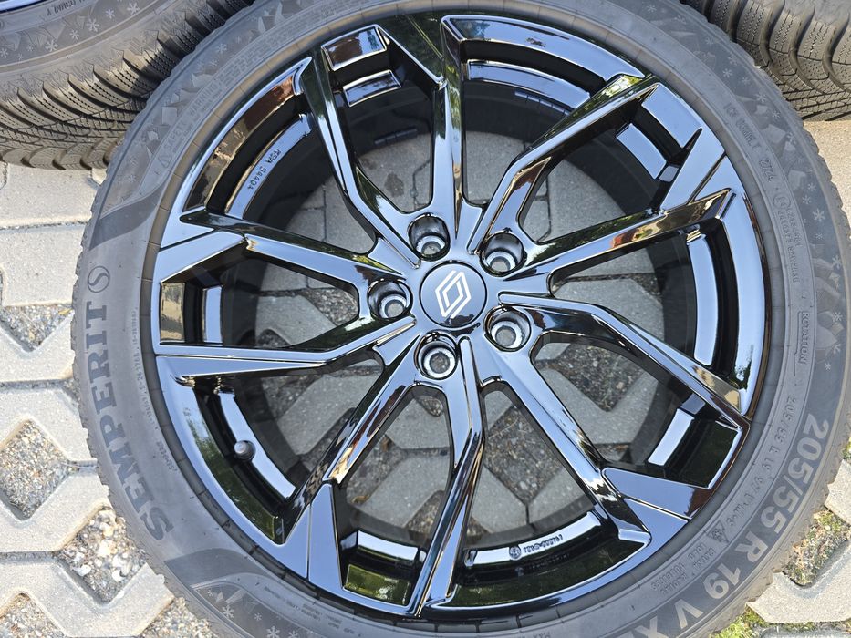 Set jante aliaj Originale Renault 19" Noi cu  anvelope  205/55 R19  Austral   Koleos   Captur   Megane   Arkana   Espace   Scenic   5x114.3mm