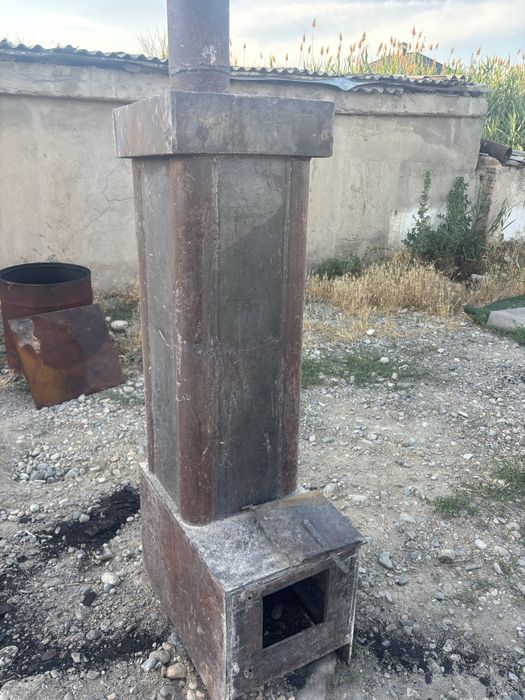 Печь для бани.  Газом тоже