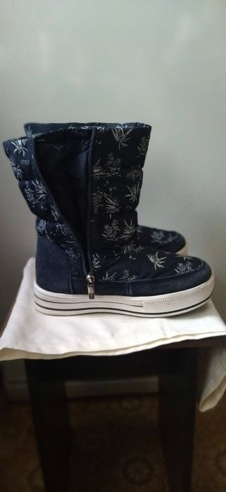 сапоги дутики на замке