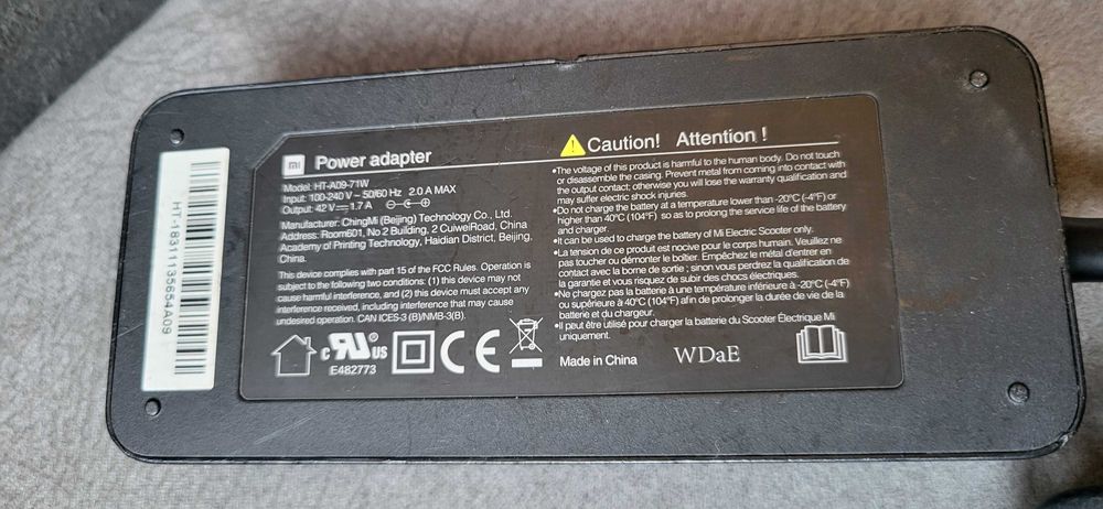 Xiaomi Mi M365 Incarcator HT-A09-71W Trotineta 1S, Scooter 3,Pro,Pro 2