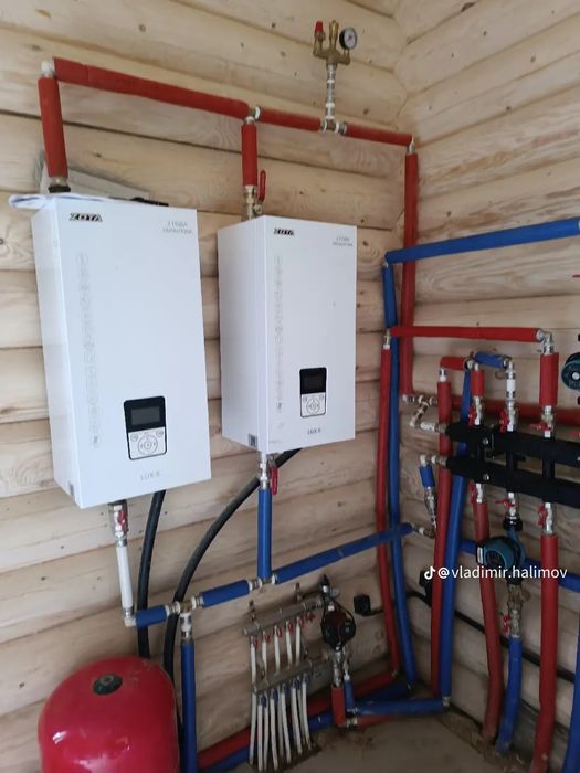 Котлы отопления теплые полы.  Сантехника