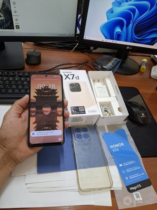 Honor x7d 16/256gb iwlawi zur aybi yuq tozza telefon uyaltirmaydi
