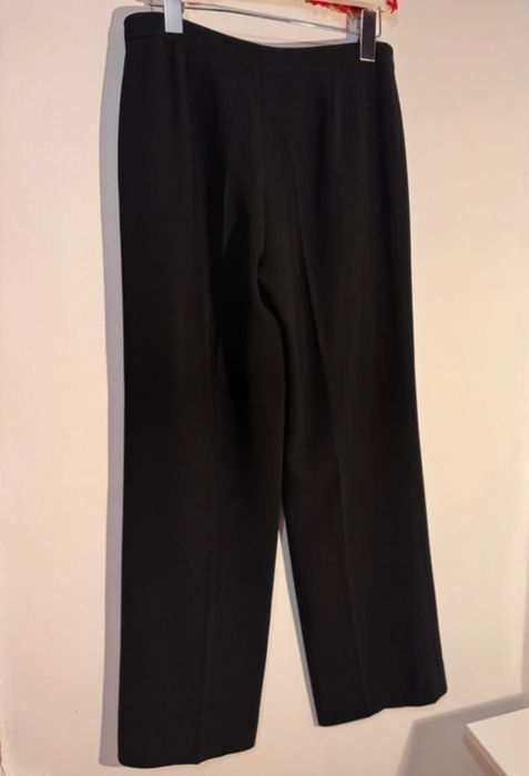 Pantaloni eleganți, de costum, pentru birou, evazați, S-M