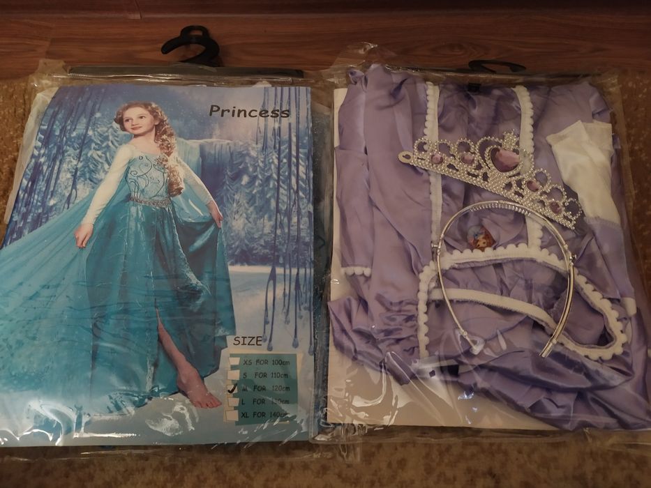 Карнавальные платья для девочек от 3-8 лет. Новые