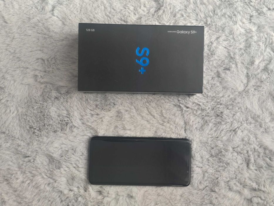 Vand Samsung Galaxy S9+ edge plus, fulbox, husa cu baterie, accesorii