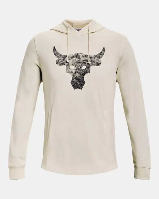 НОВ бежов суичър суитчър UNDER ARMOUR The Rock размер L от САЩ