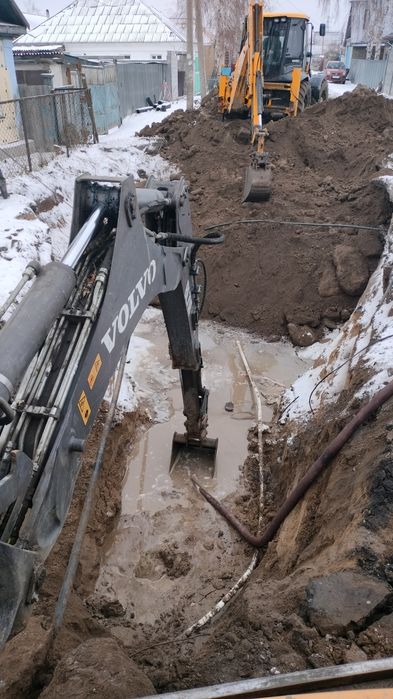 Услуги экскаватора, экскаватор погрузчик,3в1,