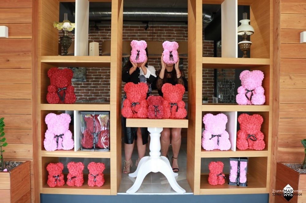 Мече изработено от рози перфектният подарък / Rose bear / Мече от Рози