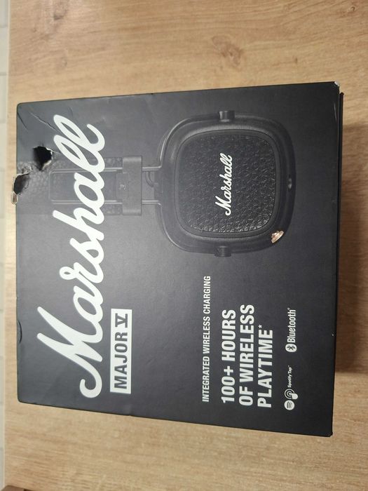 Casti On-ear Bluetooth Wireless Marshall Major V black