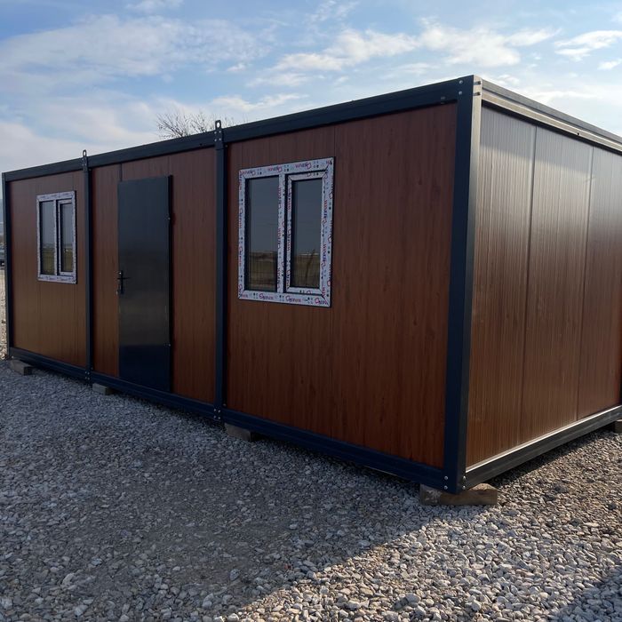 Офис контейнер Жилищен павилион Бунгало Бутка 6х2.40м Сглобяеми