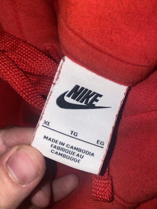 vand hanorac Nike rosu, marimea XL