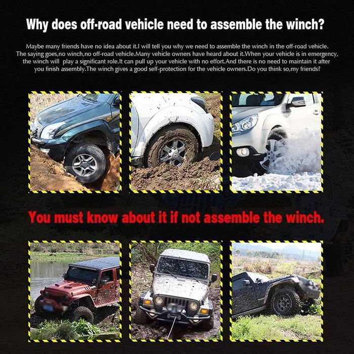 Лебедка 6000LBS, с дистанционно, 12V/24V, до 2.72 тона