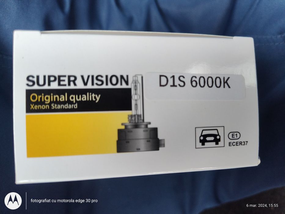 Becuri  led și xenon d1s d2s D3S   H⁷7ed 6000k