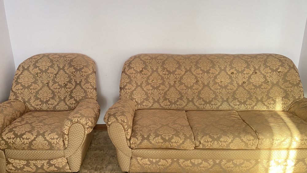 ДИВАН раскладушка с двумя креслами