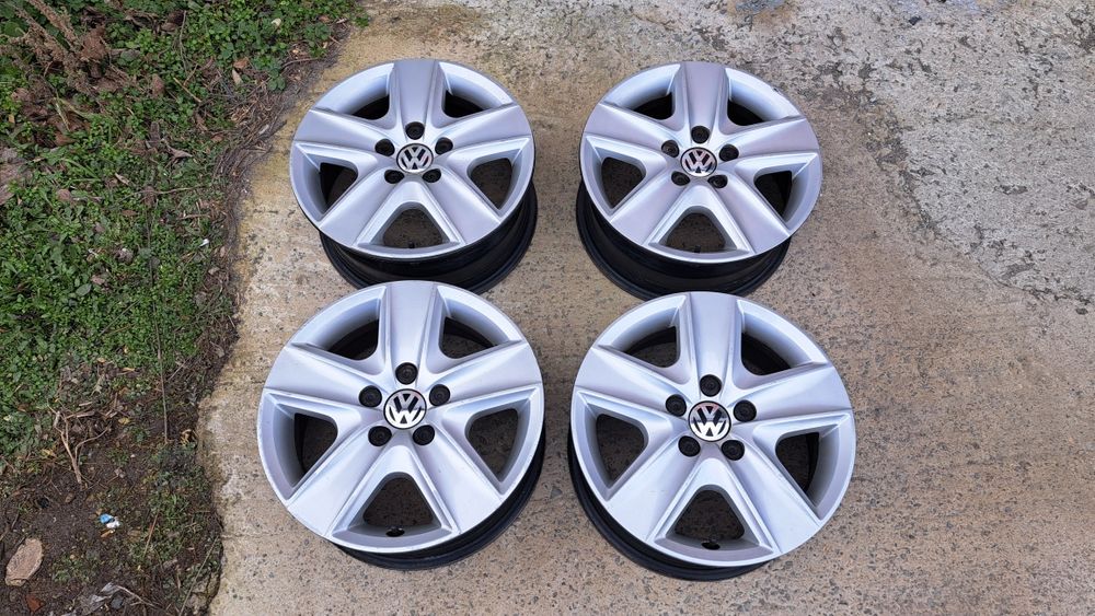 Метални Джанти 16" 5х112 Фолксваген + оригинални тасове