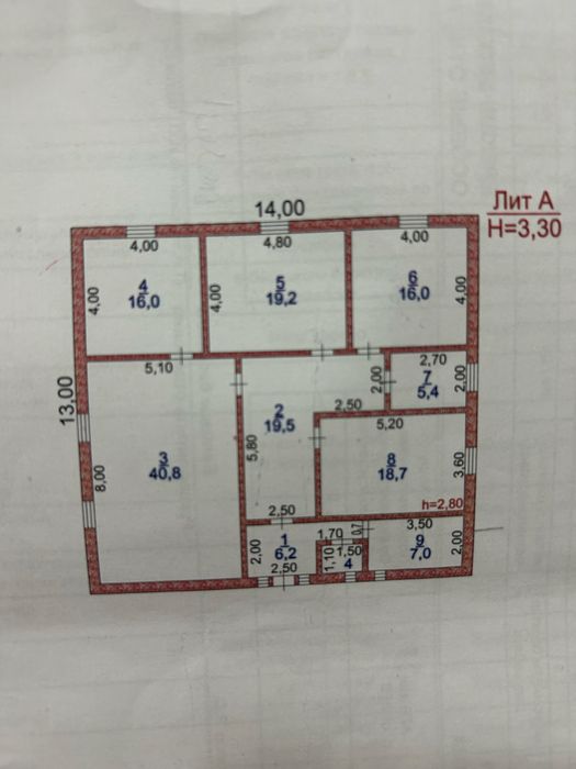 Дом 13*14 доссор дал-3