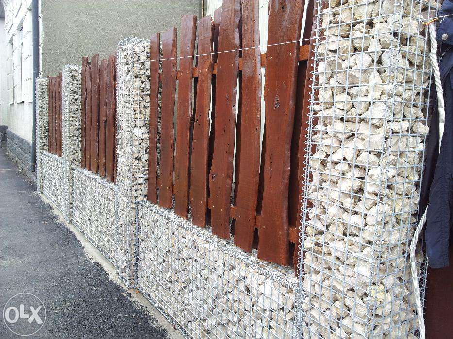 Gard din gabion , gabioane