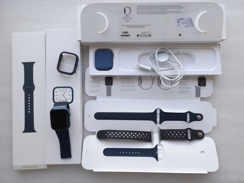 Продавам Apple Watch 7 45мм. , 95% Battery Health !!!