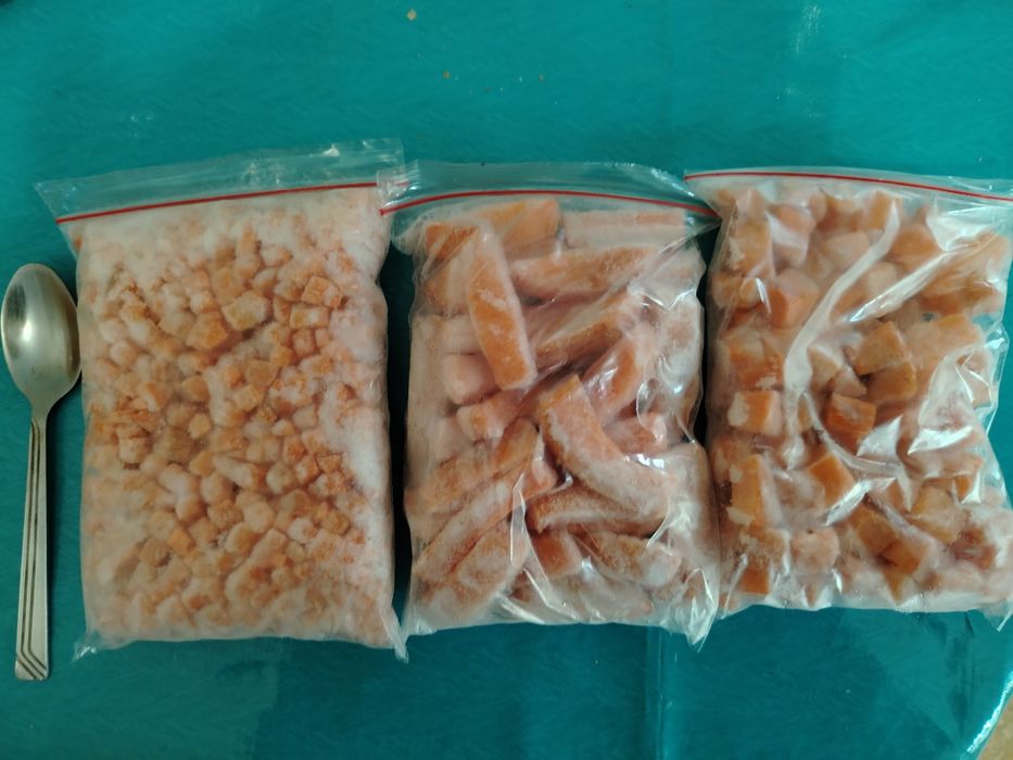 Замороженные, нарезанные овощи