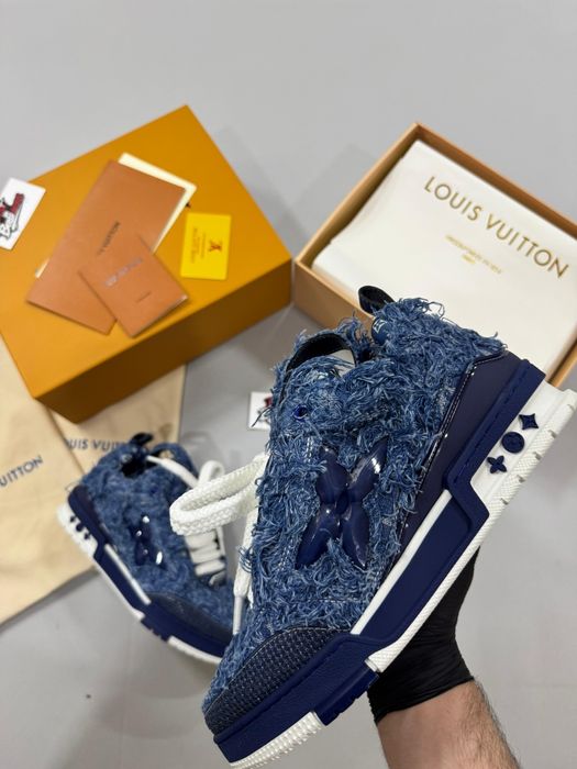 Louis Vuitton Trainer Skate Denim Calitate Superioară