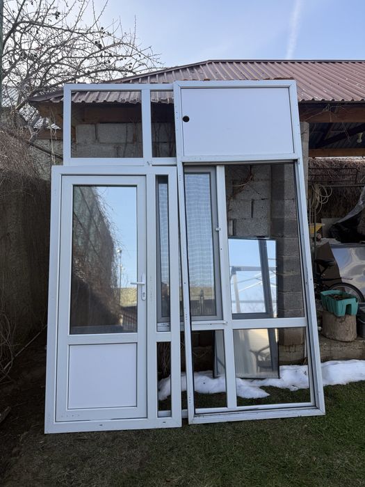 Витраж пластик из четырех блоков