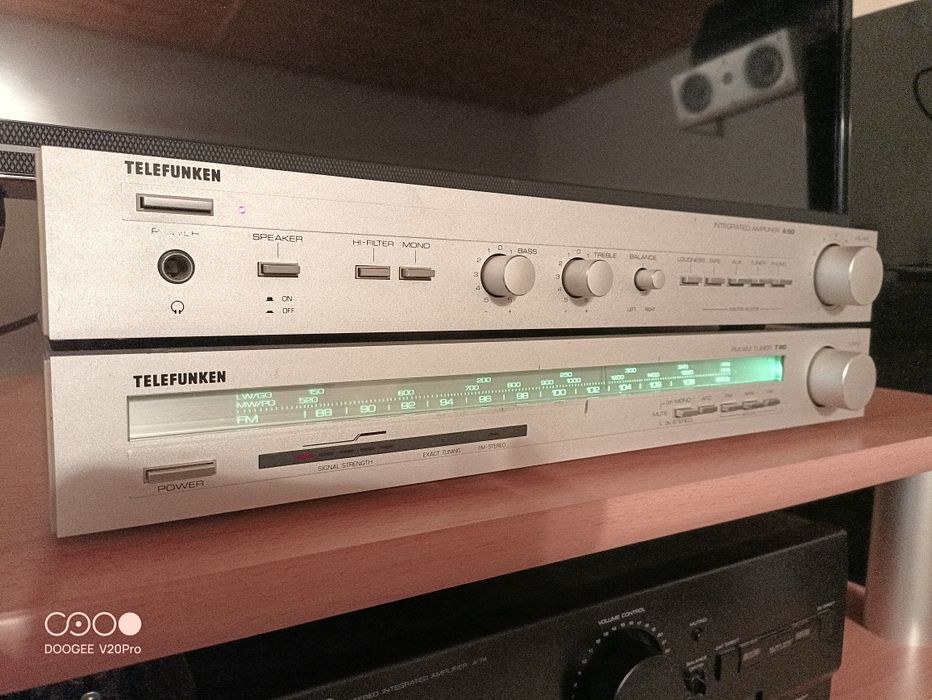 Telefunken Amplificator A50 și tuner T80